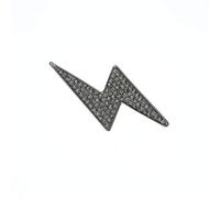 Lightning Bolt Brooch Silver Diamante Pin Women’s Fashion Jewellery Love Bridal Wedding Pin Diamante Jewellery