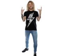 Lightning Bolt Cotton T-Shirt AC/DC Black S