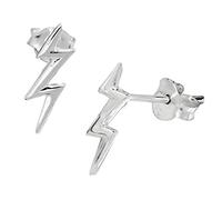 Lightning Bolt Earrings - 925 Sterling Silver