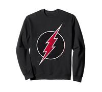 Lightning Bolt Emblem Inside Circle Symbol Logo Sweatshirt