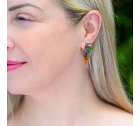 Lightning Bolt Recycled Skateboard & Resin Studs