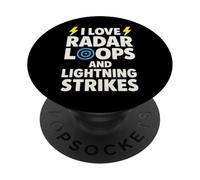 Lightning Bolt Storm Mood Gift Thunderstorm Lover Gift PopSockets Adhesive PopGrip