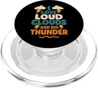 Lightning Bolt Storm Mood Gift Thunderstorm Lover Gift PopSockets PopGrip for MagSafe