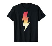 Lightning Bolt Symbol Design Vintage Retro Graphic Tees Tops T-Shirt