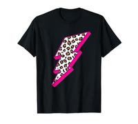 Lightning Bolts Leopard Print I Thunderbolt I Lightning Value Graphic T-Shirt