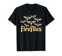 Lightning Bug Fireflies Swarm Pattern Graphic Firefly Summer T-Shirt