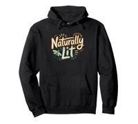 Lightning Bug Naturally Lit Firefly Glow Funny Pun Pullover Hoodie