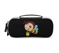 Lightning Bug Portable Pencil Case Tote Bag Makeup Bag Handbag Purse