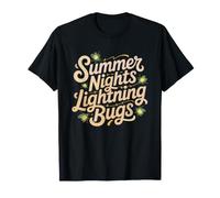 Lightning Bug Summer Nights Bugs Outdoor Evening Firefly T-Shirt