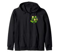 Lightning Bugs and Flowers Bugs Insects Entomology Beetle Zip Hoodie