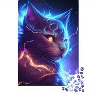 Lightning Cosmic Cat84 Puzzles for Adults 1000 Piece Puzzle for Teenager Educational Game Challenge Toy 1000pcs (38x26cm)