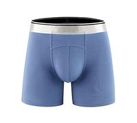 Lightning Deals Boxer Shorts Trunks Men Anti Chafing Boxers Men Polyester Mens Boxers Moisture Absorbing Underwear 17 Year Old Boy Gifts Dual Pouch Mens Underwear Sales Clearance Blue