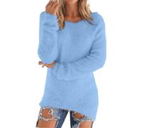 Lightning Deals of The Day Fleece Sweatshirts for Women Clearance Warm Solid Color Long Sleeve Winter Jumpers Casual Stretch Crewneck Tunic Tops Ladies Best Black of Friday Deals