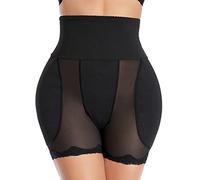 Lightning Deals of The Day Prime Shapewear Brief Tight Tummy Control Knickers Women Bottom Padded Pants Wedding Shapewear Butt Lifting Pants Women Amazon Warehouse Clearance UK Black