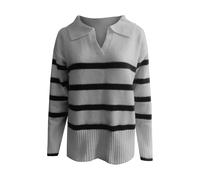 Lightning Deals of The Day Prime Winter Sweatshirt Women Solid Color Loose Ladies Sweater Spring And Autumn One Word Shoulder Exposed Shoulder Hood Lightning Deals of The Day Prime (Grey, M)