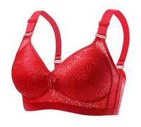 Lightning Deals of The Day Today Sale Sports Bras Women Non Wired Seamless Underwear Removable Padded Breathable Brassiere Full Coverage Soft Comfort Bra Push Up Wireless Ladies Lace Bras