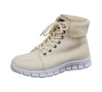 Lightning Deals of The Day Today Sale Womens Waterproof Boots Snow Boots Side Zipper Ankle Boots Warm Fur Lined Wedge Ankle Boots Casual Non Slip Trekking Boots Lightweight Low ladies snow boots