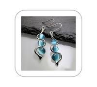 lightning deals of today prime 925 Sterling Silver Personalized Gem Wavy Earrings with Cubic Zirconia, Free Hypoallergenic, Creative Line Earrings for Women Crystal Flower Stud Earrings