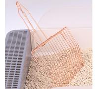Lightning Deals Prime Metal Cat Litter Scoop - Fast Sifting Deep Shovel with Comfy Handle, Designed for Multi-Cat Owners, Sturdy and Easy to Clean, Suitable for all Cat Litter Types