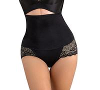 Lightning Deals Shapewear Tummy Control No Roll Down Strapless Body Shaper for Women Open Crotch Chubb Rub Shorts Thigh Ladies Firm Briefs High Waist Underwear Anti Chafing Knickers Full Shape Black