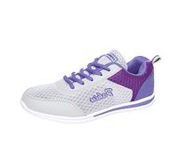 Lightning Deals Womens Extra Wide Fit Trainers,Ladies Walking Running Shoes,Hiking Trainers,Lightweight Paneled Sneakers,Casual Lac Lightning Deals Purple