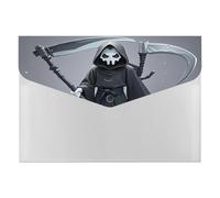 Lightning Death God Expanding File Folder 6 Pockets Accordion File Organizer Portable Letter A4 Size Folders with Snap Closure for Document Paper Receipt Office Supplies