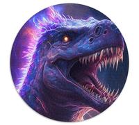 Lightning Dinosaur 1000Pc Adults Jigsaw Puzzle Cardboard Jigsaw Perfect for Birthday, Christmas 67.5x67.5cm
