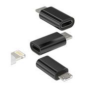 Lightning Female to Micro USB Male Converter(3Pack)Charging Adapter Compatible for Samsung Galaxy S7 Active S6 Edge Nexus 5 A8 LG Android Charge Cable Port Power for iPhone 13 Pro 7 8 Plus X Ipad Cord