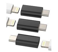 Lightning Female to USB C Male Charger Adapter(3pack) Compatible for Samsung Galaxy Cord S22 S21 S20 S23 Ultra Type-c Connector for Apple iPhone15 Pro Max Plus Ipad Pro Air Mini Charging L-tp