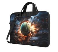 Lightning Fever Tennis Laptop Bag, Multifunctional Shoulder Messenger Bag, 14.96 Inch Long Computer Case, Briefcase Handbag Shoulder Bag