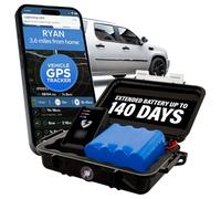 Lightning GPS GL300 GPSTracker for Vehicles with Magnetic Housing & Battery - Subscription Required AutoTracker Device - Vehicles Fleet GPS Tracker Automotive Tracking Device - Car Hidden