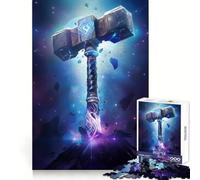 Lightning Hammer 1000 Pieces Puzzles for Adults Serene Game Quality Print Pattern Build Home Display (38x52cm)