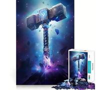 Lightning Hammer Jigsaw Puzzle 1000 Piece for Adults Mind Exercise Stress Relief Family Play Birthday Idea (50x75cm)