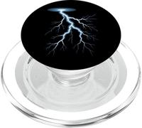 Lightning Lightning Strike Thunderstorm Power Storm PopSockets PopGrip for MagSafe