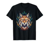 Lightning Lynx Wildcat Forest Energy Power T-Shirt