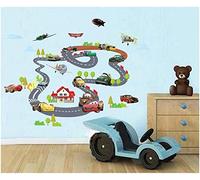Lightning McQueen Cars Plains XXL Wall Stickers Nursery Kids Bedroom Removable Wall Sticker Mural Decal Decor Baby Decoration