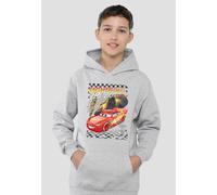 Lightning Mcqueen I Am Speed Youth Kids Pull-Over Hoodie, Athletic Heather Disney Grey 7-8 Years