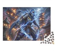 Lightning Ninja Samurai 1000 Piece Jigsaw Puzzle,Adults & Kids 14+,Whimsical Challenge,Stress Relief,Educational Toy,Home Wall Decor,Gift Idea,Premium Cardboard 70x50cm