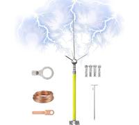 Lightning Protection System Kit, Insulated Roof Installation for Home Safety Equipment