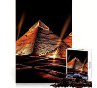 Lightning Pyramids Jigsaw Puzzles for Adults 1000 Pieces Sharp Mind Bright Color Family Activity Wall Art (38x52cm)