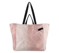 Lightning Rose Gold Large Canvas Tote Utility Kitchen Grocery Bags Beach Bag for Men Wedding Party,Travel,Laundry bolsos para Mujeres