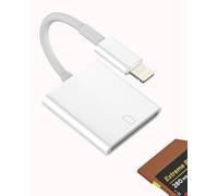 Lightning SD card reader for iPhone 14 13 pro max adapter for iPad digital camera memory high-speed transfer compact Flash Cable Adaptor for Apple MFi Certified external converter for iPad accessories