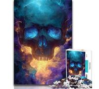 Lightning Skeleton 1000 Piece Jigsaw Puzzles for Teenagers Gifts,Stress Reliever Difficult Challenge Enhance Love between Couples 38x26cm