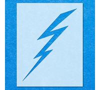 Lightning Sky Thunder Stencil: Mylar Airbrush Wall Art Painting Crafts 2| DIY-A4 Stencil - Design Size (225mm 170mm)