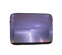 Lightning Storm Laptop Sleeve Case 10 Inch Suitable for Notebook Computer Tablet Traveling Carrying Simple Case