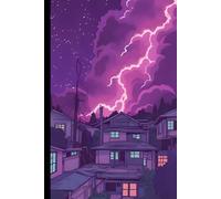 Lightning Storm Notebook: Anime Aesthetic, 133 Pages, 6x9 Dimensions, Paperback