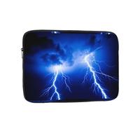 Lightning Storm Patterned Laptop Sleeve 15 Inch Shockproof for Slim Protective Notebook Computer Bag Briefcase