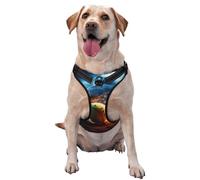 Lightning Tennis Small Printed pet Traction Vest for Pets to wear When Walking The Dog or Climbing Mountains