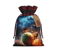 Lightning Tennis Two Color Drawstring Gift Bag S Beautiful Convenient Suitable For Christmas Birthdays