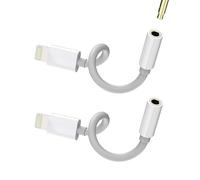 Lightning to 3.5mm Adapter(2pack)for iPhone 14 Aux Headphone Audio Jack Cable Adaptor for Apple MFi Certified Lighting Cord Earphones Port Connector Car Splitter for iPad Dongle Accessories converter
